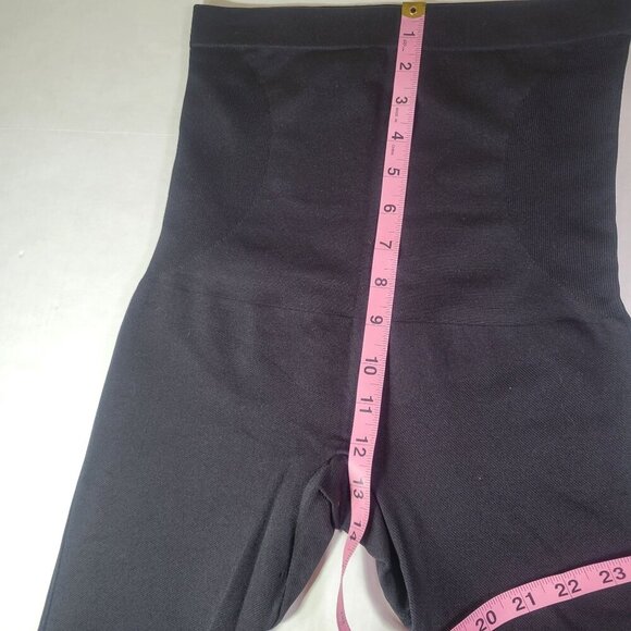 Empetua Black High Waisted Shaping Leggings #42075 Size M - Picture 4 of 5